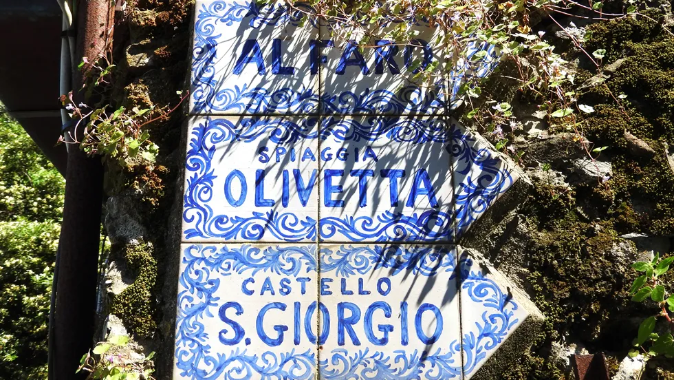 Segnavia a Portofino